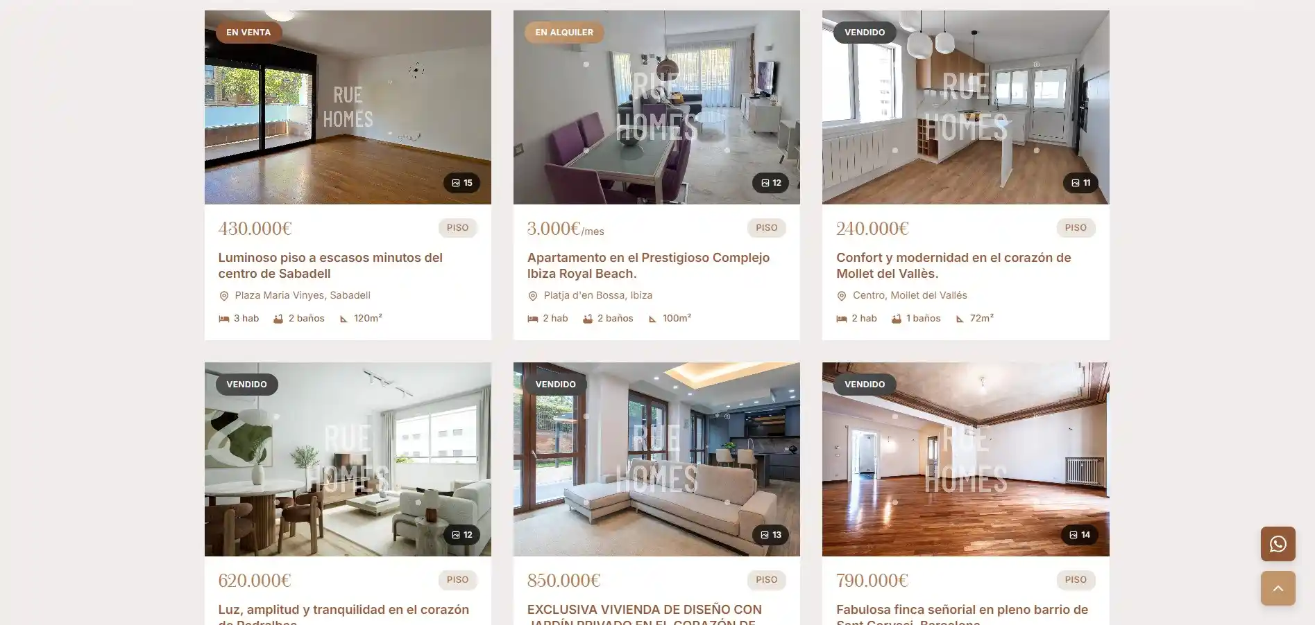 RUEHOMES desktop screenshot